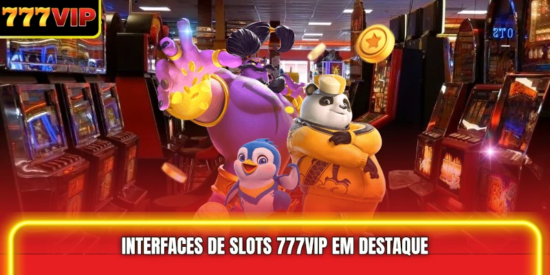 Interfaces de Slots 777VIP em destaque