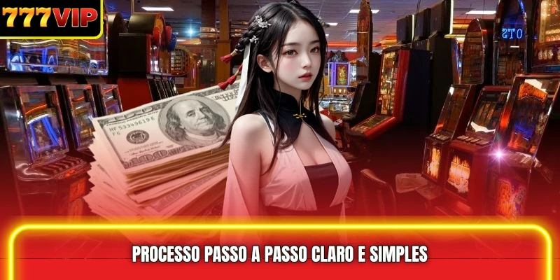 Processo passo a passo claro e simples